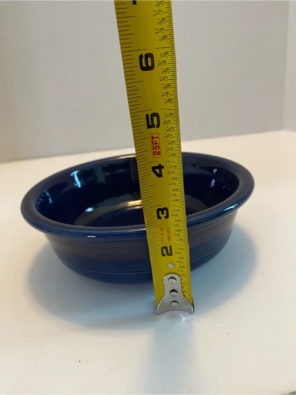 Fiesta Ware Homer Laughlin COBALT BLUE 7  1/4”Round Serving Bowl Mint Condition